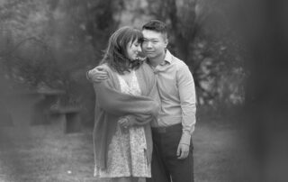 Edmonton-River-Valley-Engagement-Session-B&W